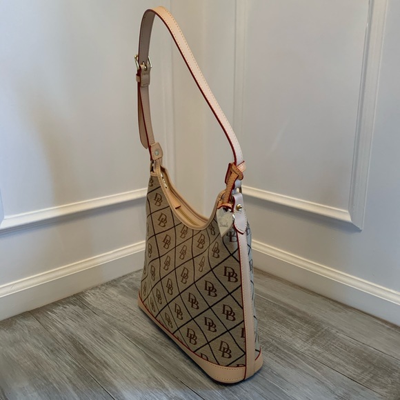 Dooney & Bourke Logo Canvas Hobo - Picture 4 of 6